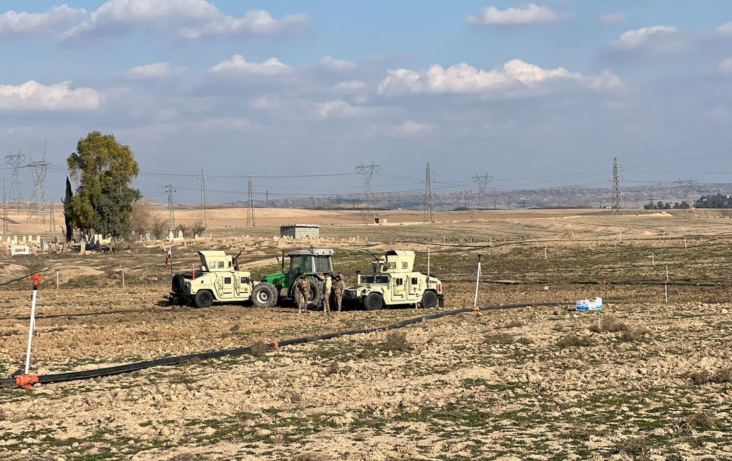  هەمەری سوپای عێراق رێگری لە جووتیارانی کورد دەکەن لە شەناغە لە 17-2-2025، وێنە: هەردی محەممەد - رووداو 