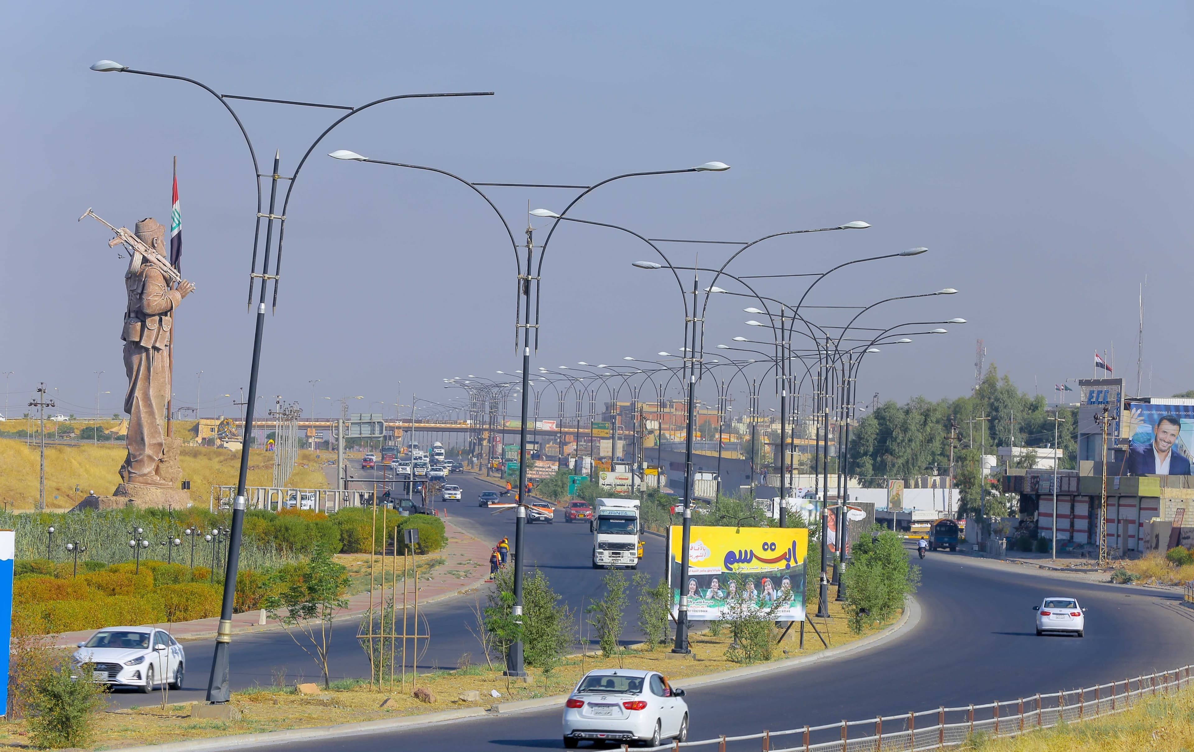 دەروازەی شاری کەرکووک. وێنە: بڵند تاهیر - رووداو
