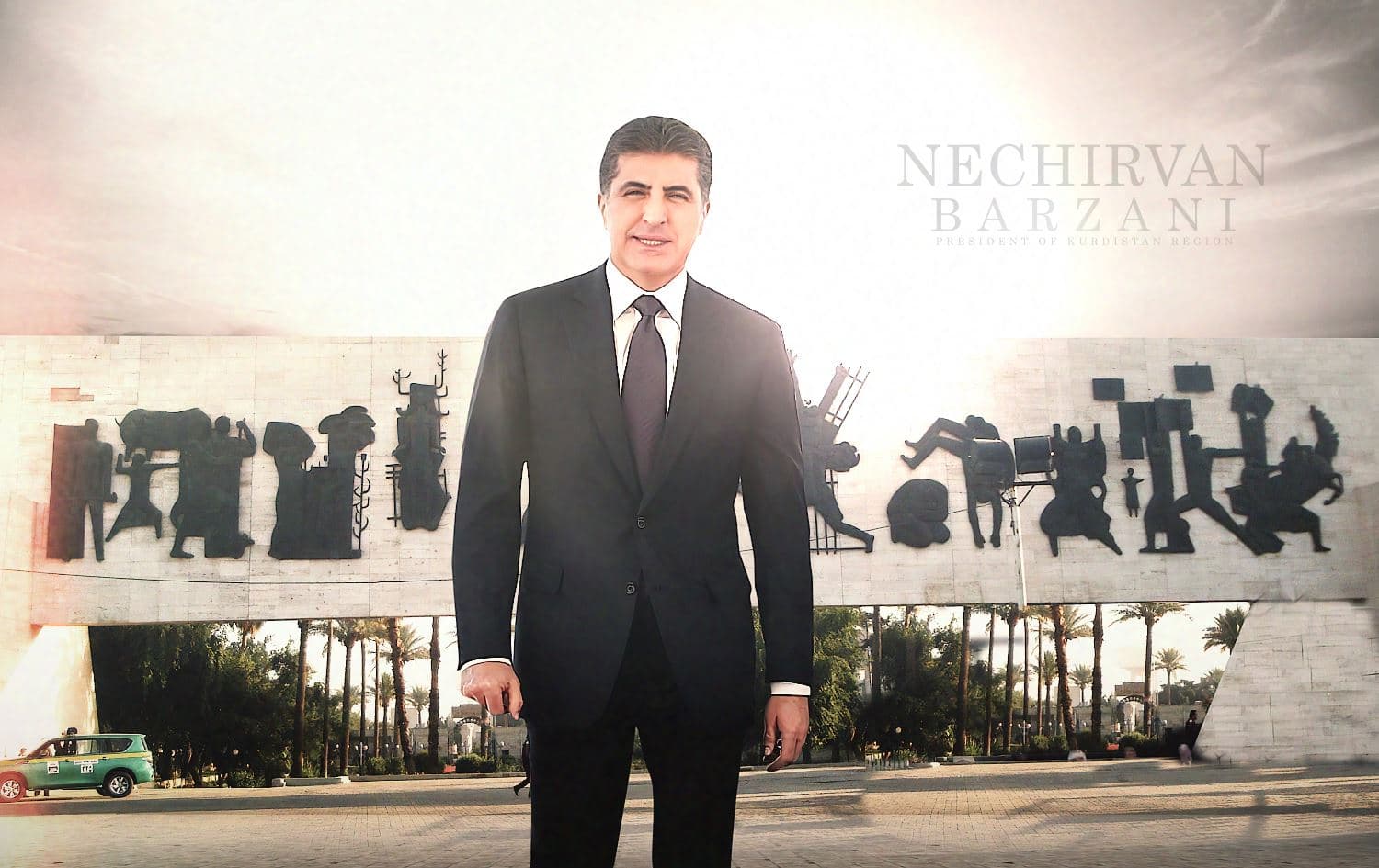 Kurdistan Region President Nechirvan Barzani. Graphic: Rudaw