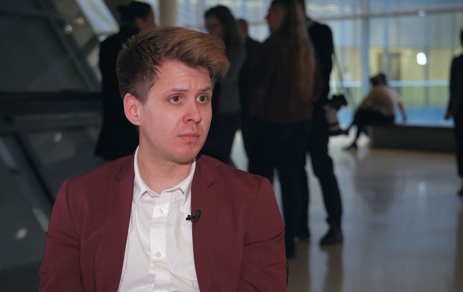Max Lucks, Green Party candidate for the German Parliament speaks to Rudaw on February 20, 2025. Photo: Rudaw