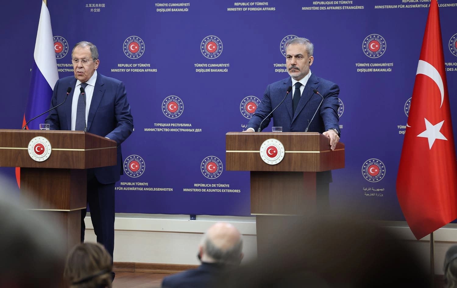 Sergey Lavrov û Hakan Fîdan /Wêne: AA