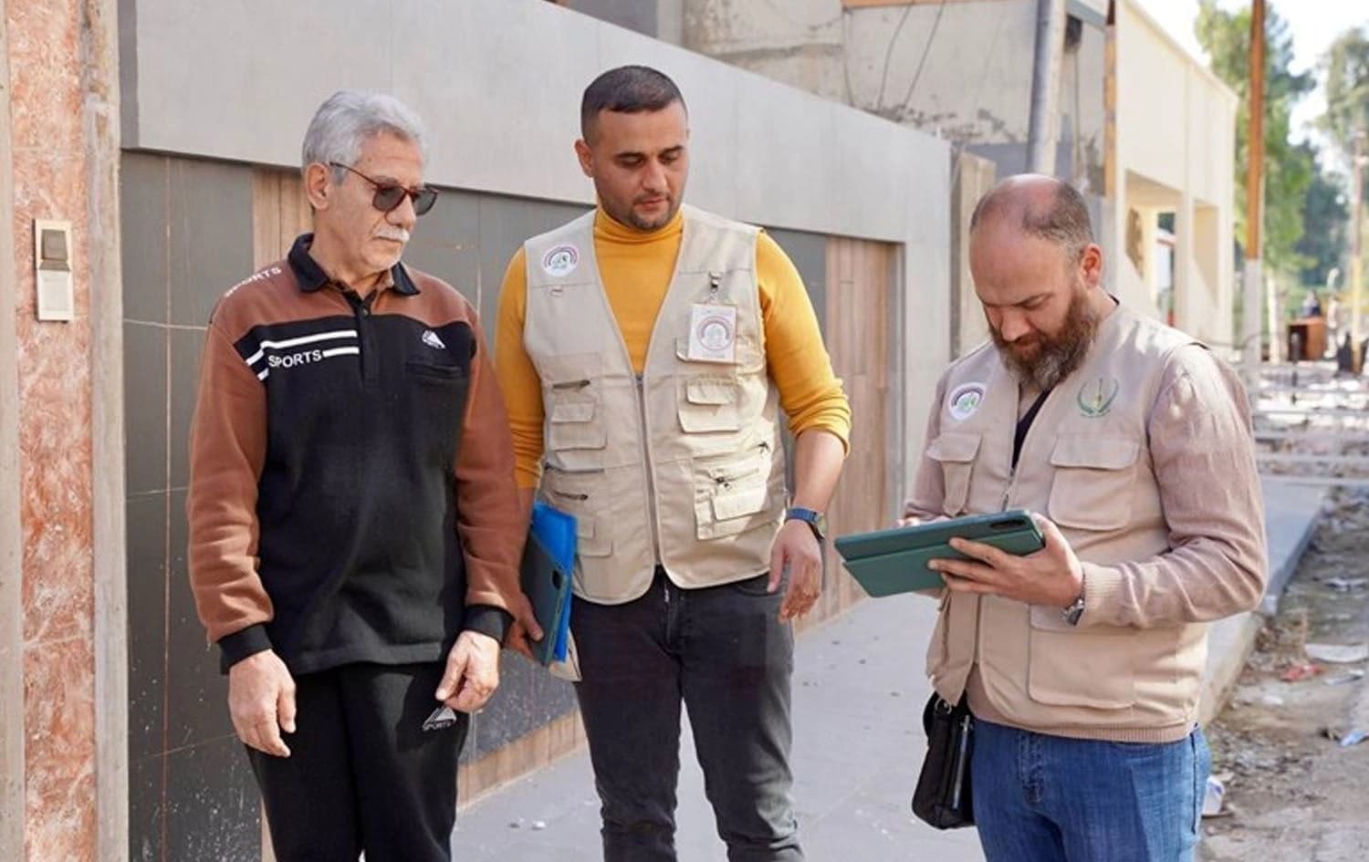 Census teams working in Nineveh province on November 20, 2024. Photo: handout