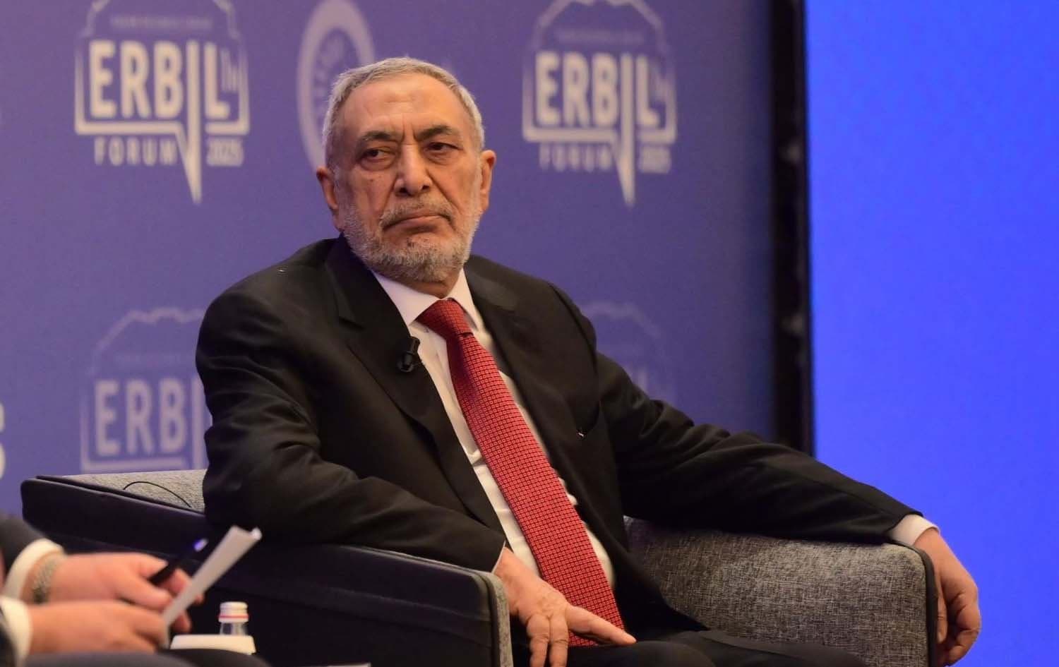 Iraqi Parliament Speaker Mahmoud Al-Mashhadani at the Erbil Forum on February 26, 2025. Photo: Rudaw