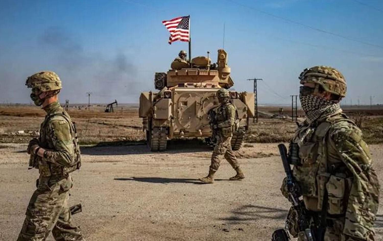 US soldiers in Syria on 13 February 2021. Photo: AFP