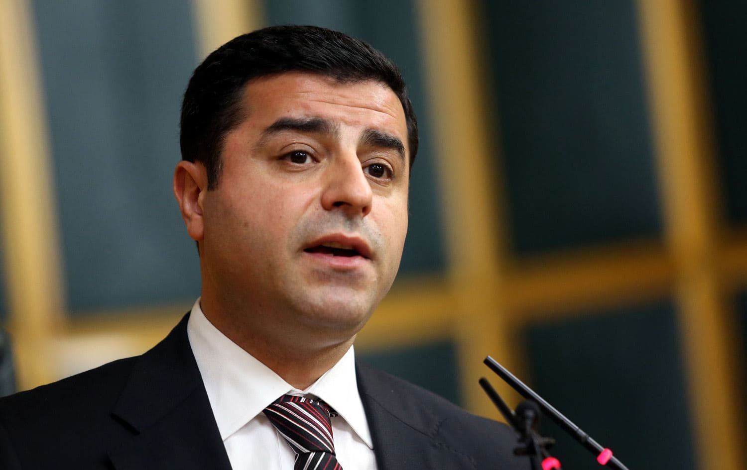 وێنەیەکی ئەرشیفی سەڵاحەدین دەمیرتاش. 
