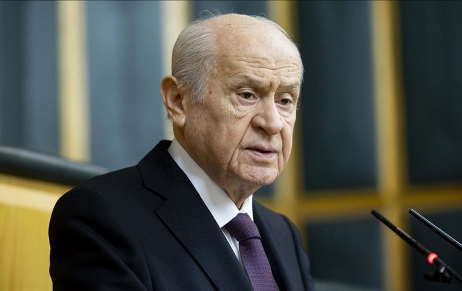  Devlet Bahceli, the leader of Turkey’s Nationalist Movement Party (MHP) . File photo: Anadolu Agency