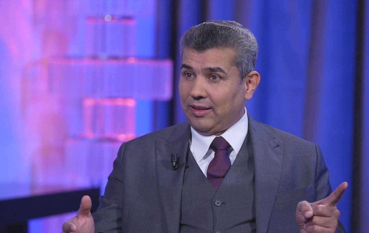 Saad Maan, head of Iraq's Security Media Cell, in an interview with Rudaw on February 27, 2025. Photo: Rudaw