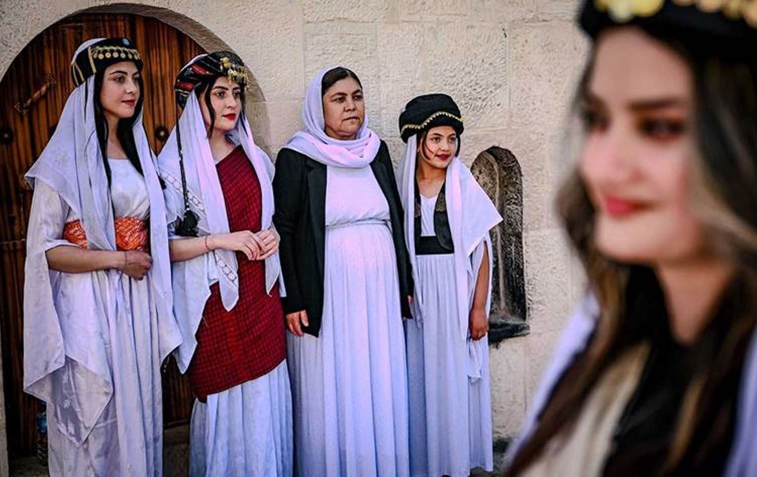 Yazidi women in their traditional attire. Photo: Bilind T. Abdullah/Rudaw