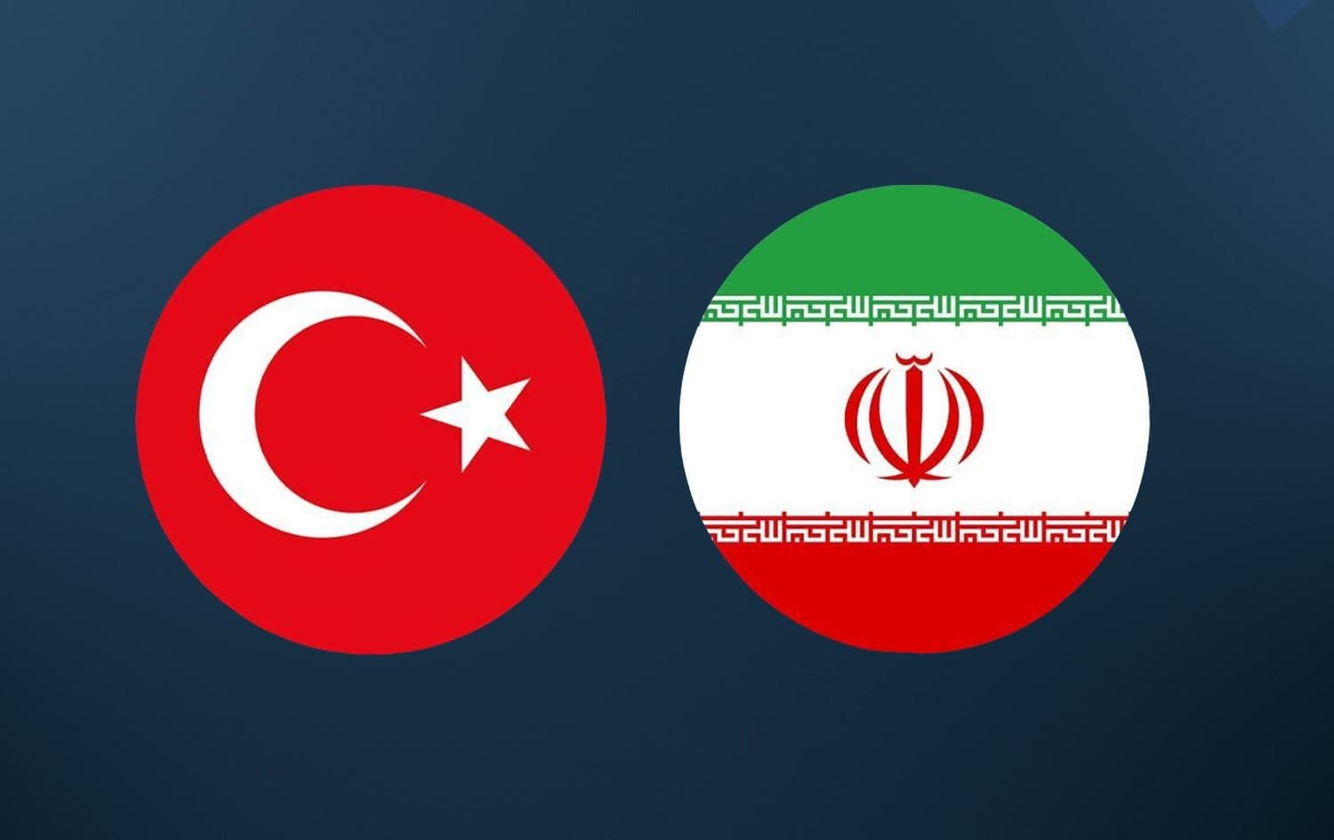 Flags of Turkey and Iran. Graphic: Rudaw