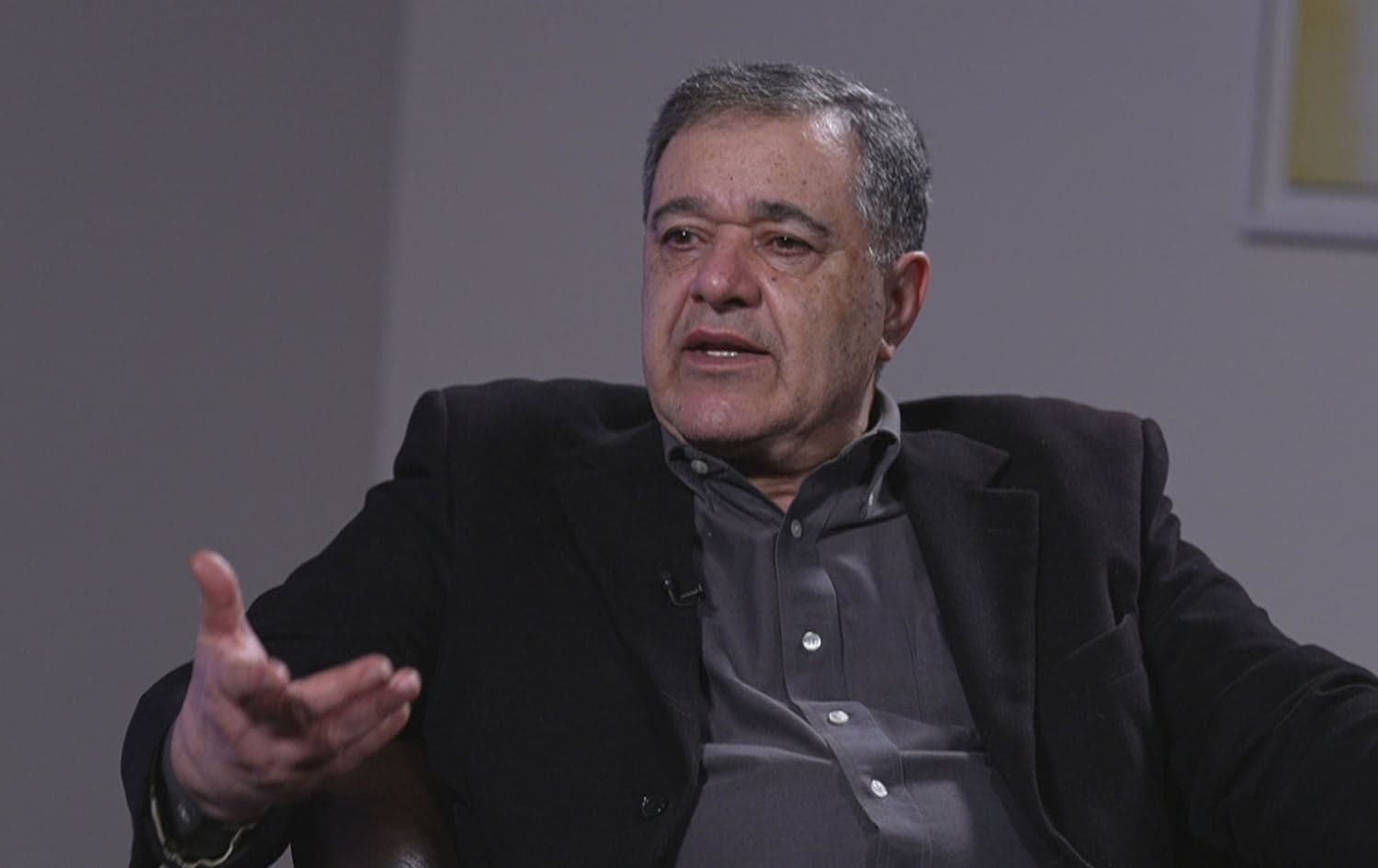 Ahmad Naghibzadeh speaking to Rudaw in late February 2025. Photo: screengrab/Rudaw