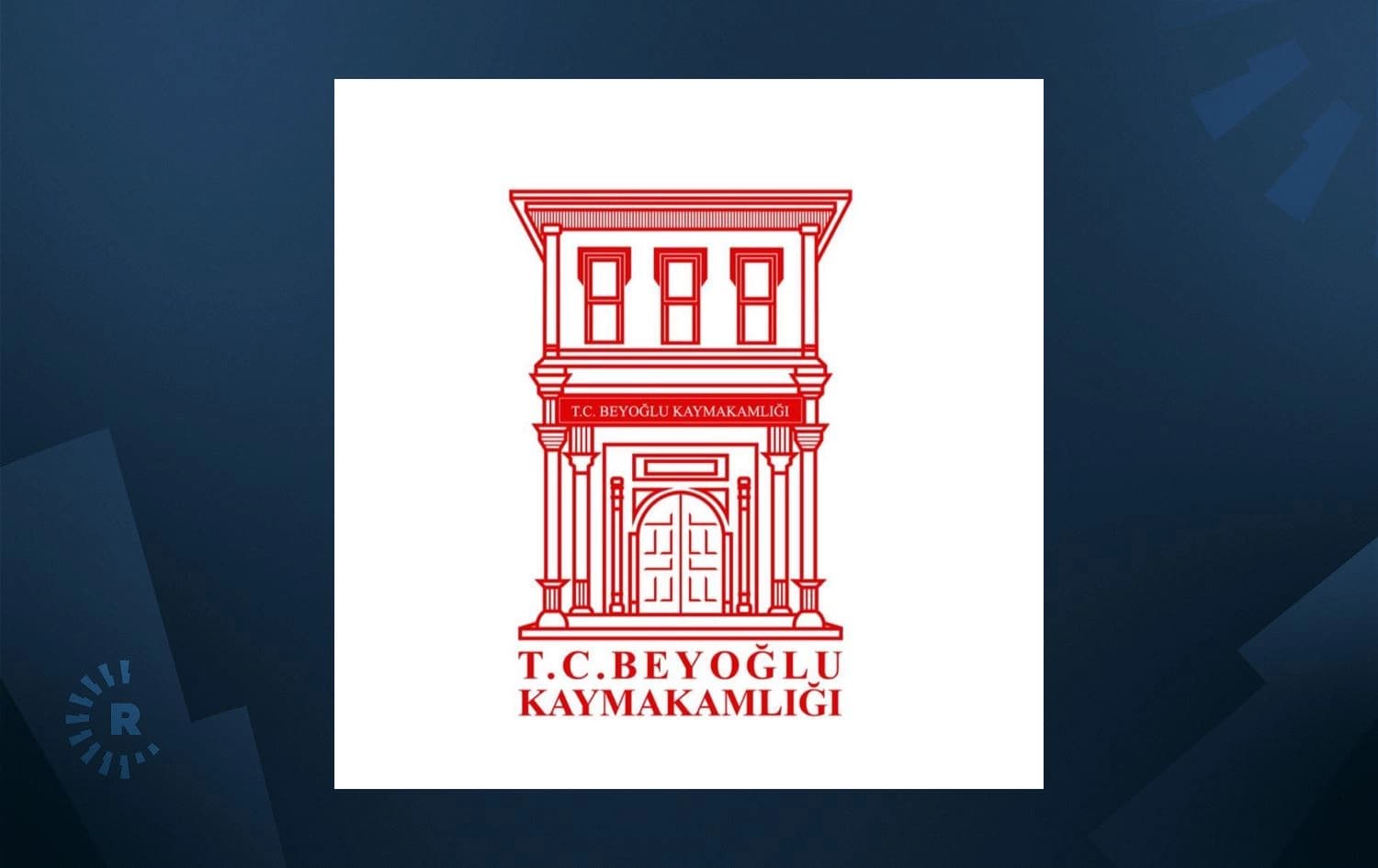 Logoya Qaymeqamiya Beyogluyê / Wêne: Rûdaw Grafîk