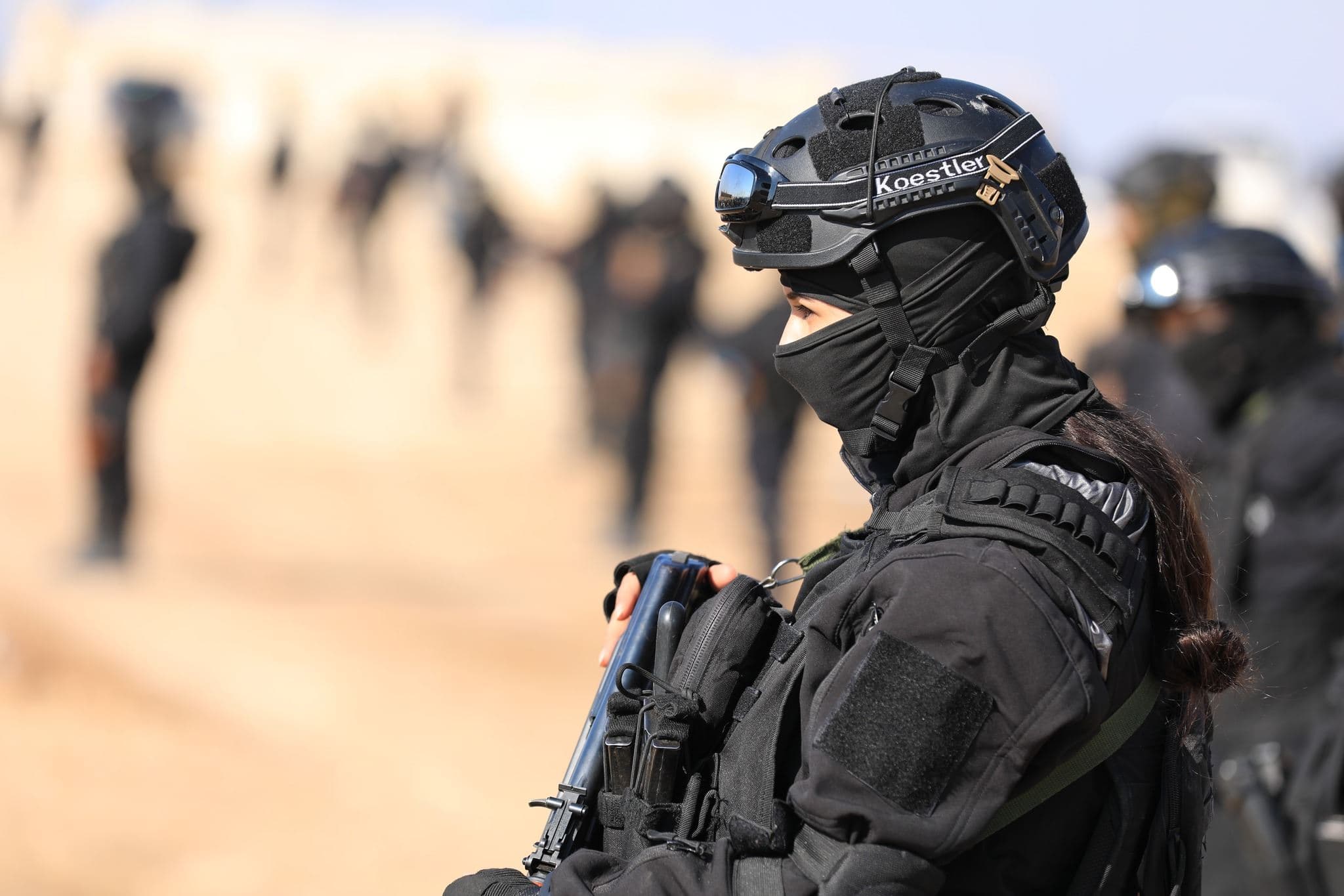 A member of the Kurdish-led SDF in northeast Syria (Rojava). Photo: file/SDF