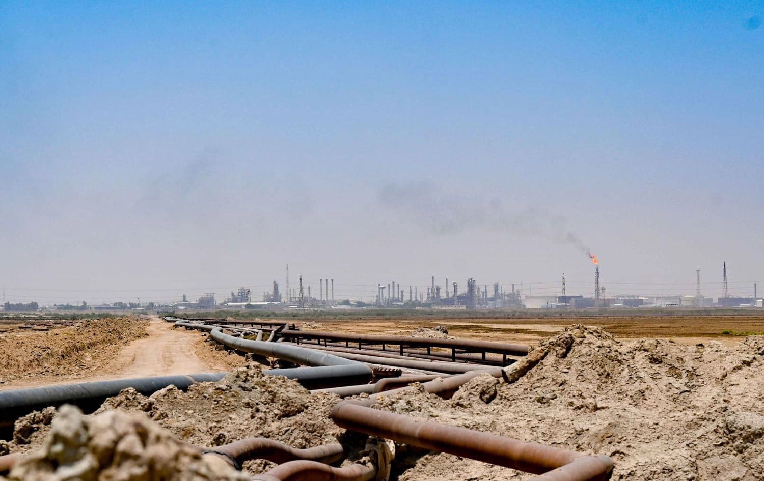 An Iraqi gas field in Iraq's Basra. File photo: Bilind T. Abdullah/Rudaw
