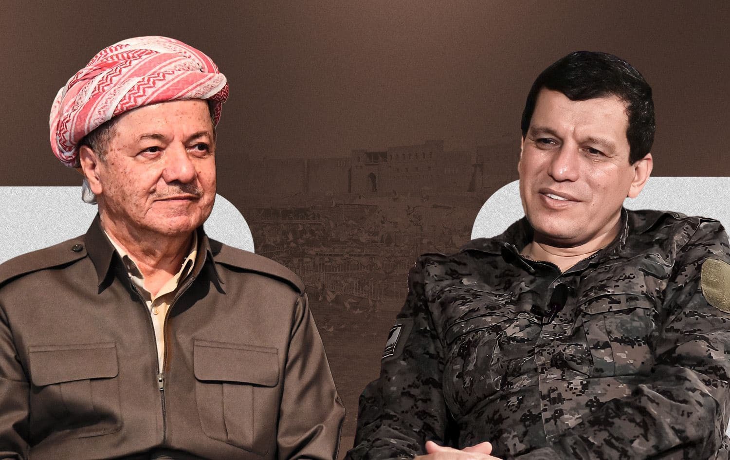 Foto: Başkan Mesud Barzani ve Mazlum Abdi