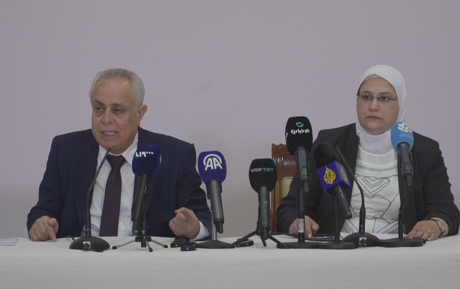 Ebdulhemîd El-Ewak û Rêyan Kuheylan\ Wêne: AA
