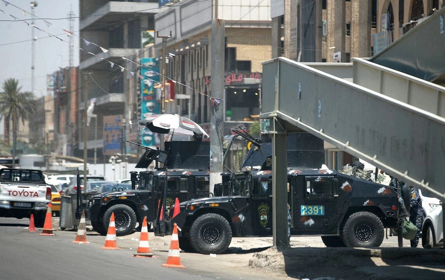 Iraqi security forces in Baghdad. Photo: AFP
