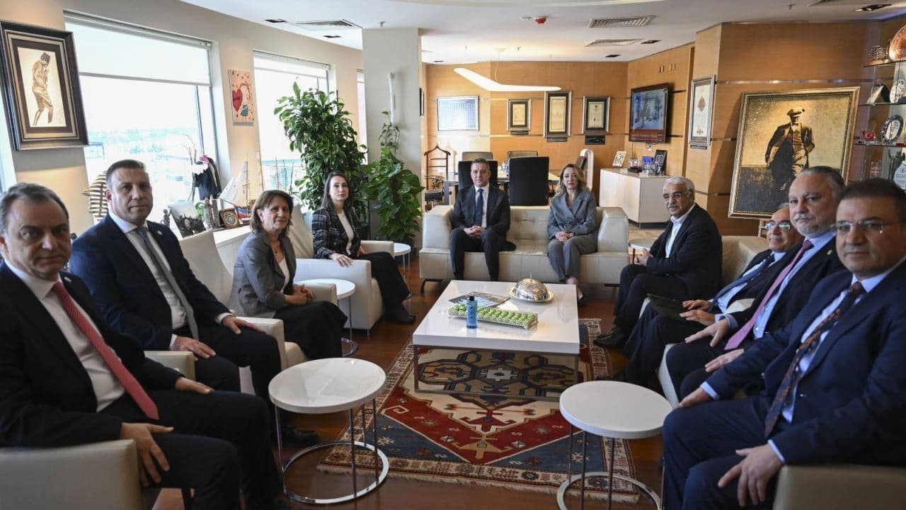 DEM Partî çû serdana Yekîtiya Baroyên Tirkiyeyê / Wêne: Ajans
