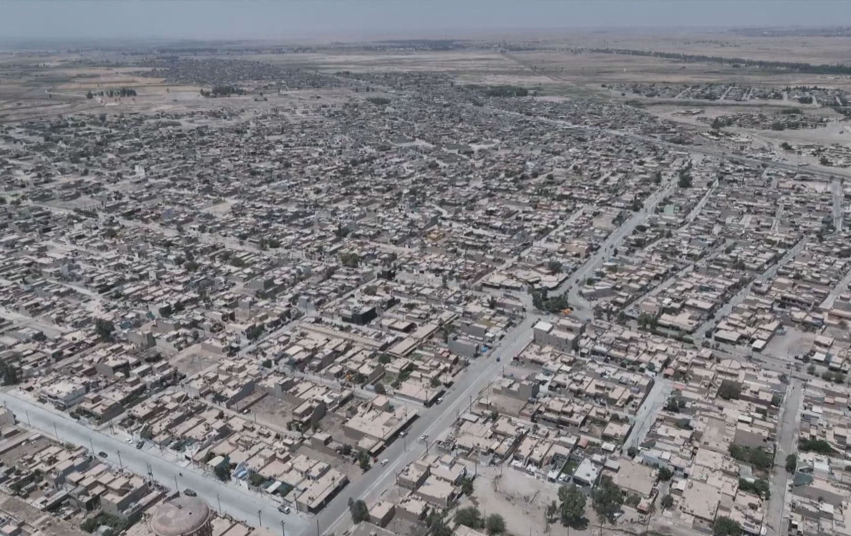دیمەنێکی گشتیی کەرکووک لە ئاسمانەوە