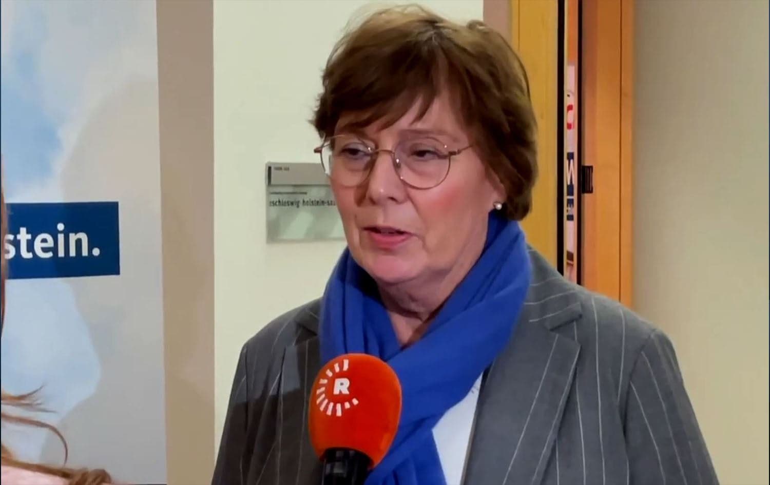 Sabine Sutterlin-Waack, minister of interior in the German state of Schleswig-Holstein speaking to Rudaw on March 20, 2025. Photo: Rudaw