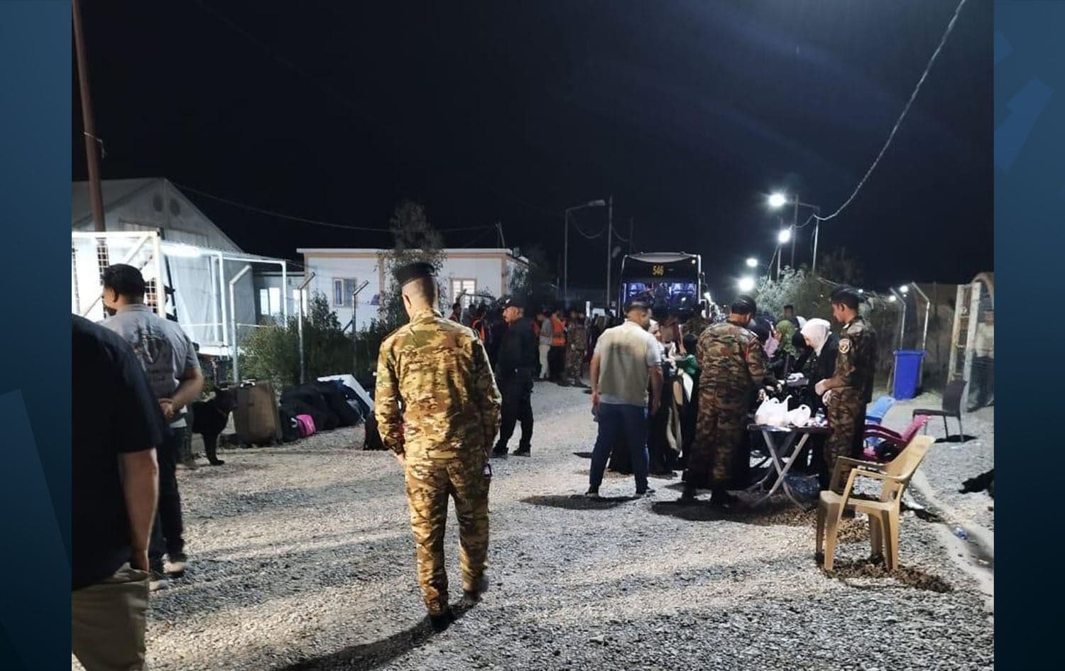 The return of nearly 700 Iraqi nationals from al-Hol on March 29, 2025. Photo: Submitted 