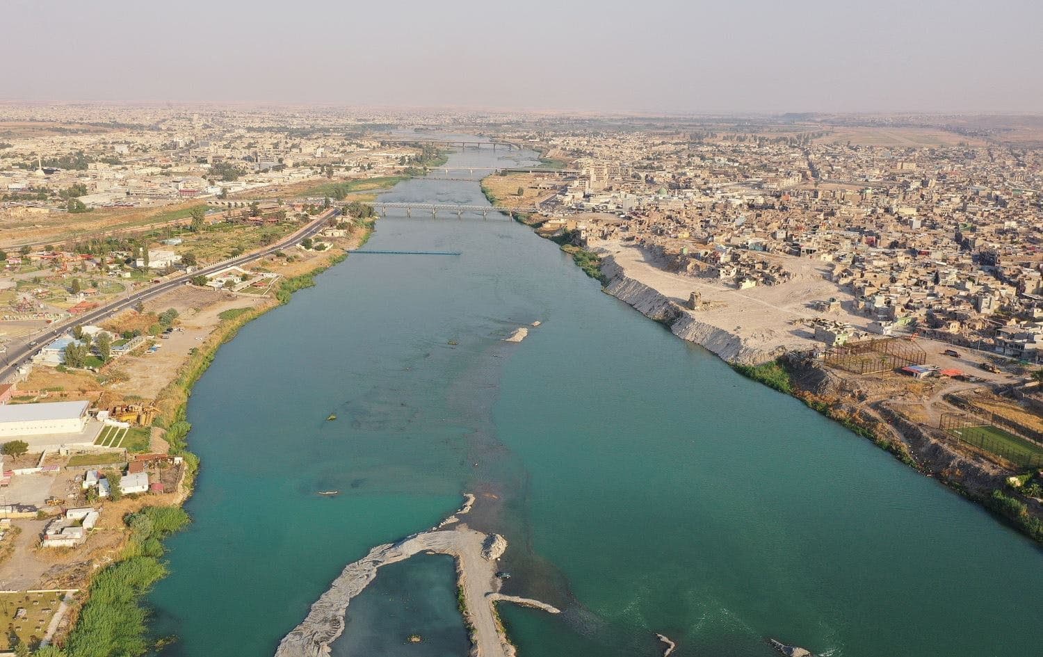 The Tigris River running through the city of Mosul. File photo: Rudaw