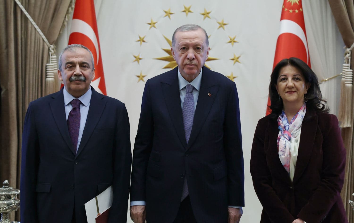 أردوغان مع وفد "دام بارتي"