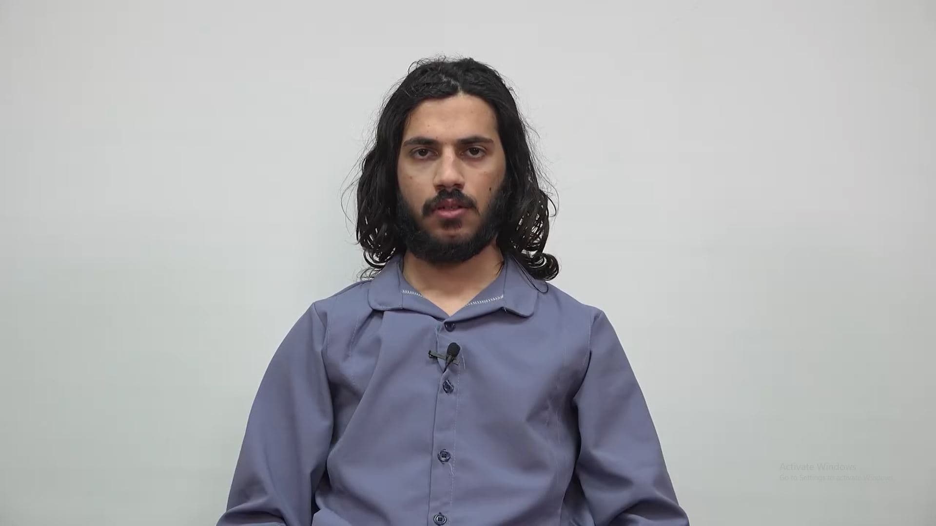 Louay Abd al-Rahim Ramadhan (Abu Jahiman al-Baghouzi) responsible for the attack on Assyrian Christians during Akitu. Photo: Screengrab/KRSC