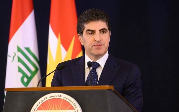 رئيس إقليم كوردستان نيجيرفان بارزاني