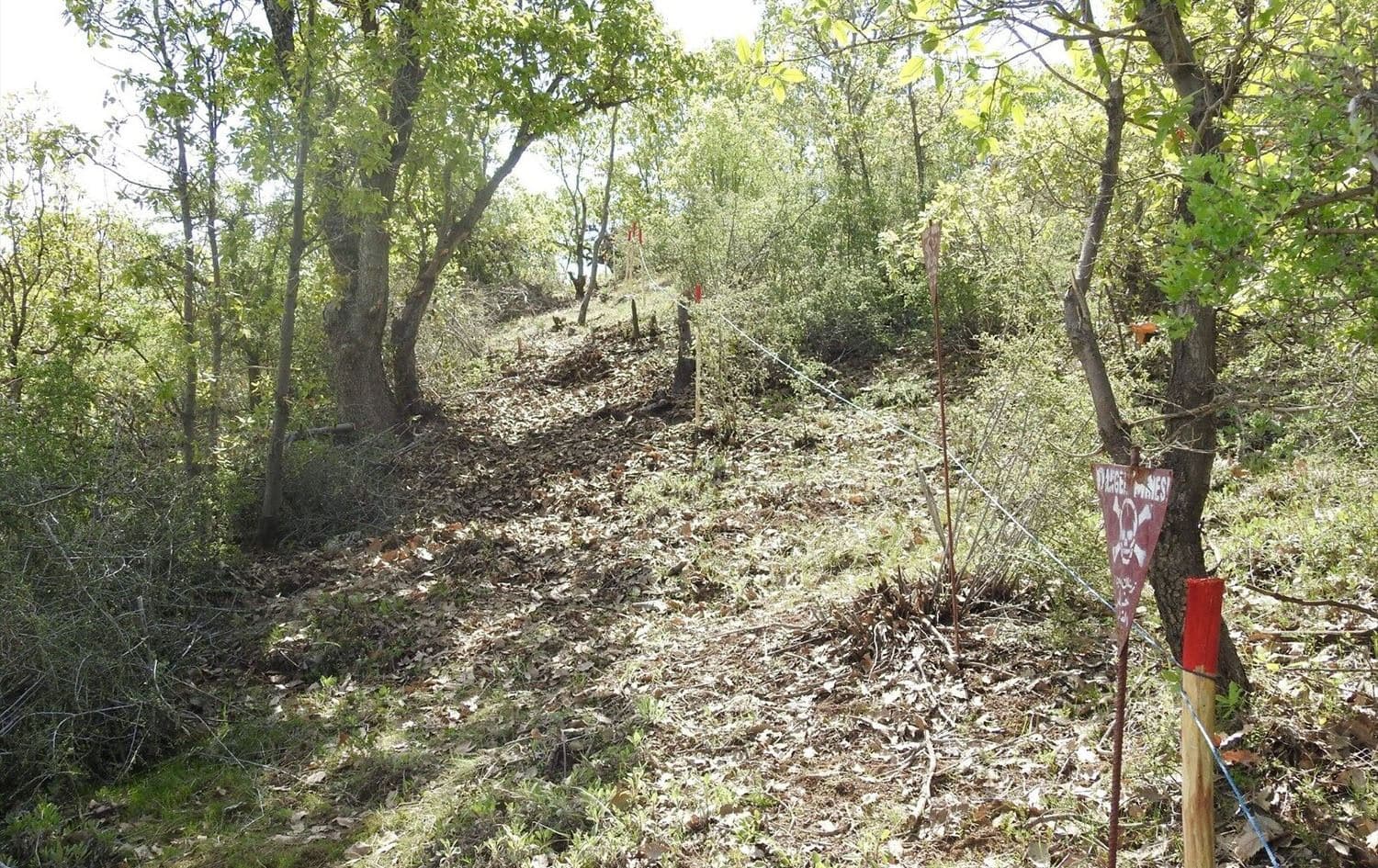 A mine field in Kurdistan Region. File photo: IKMAA