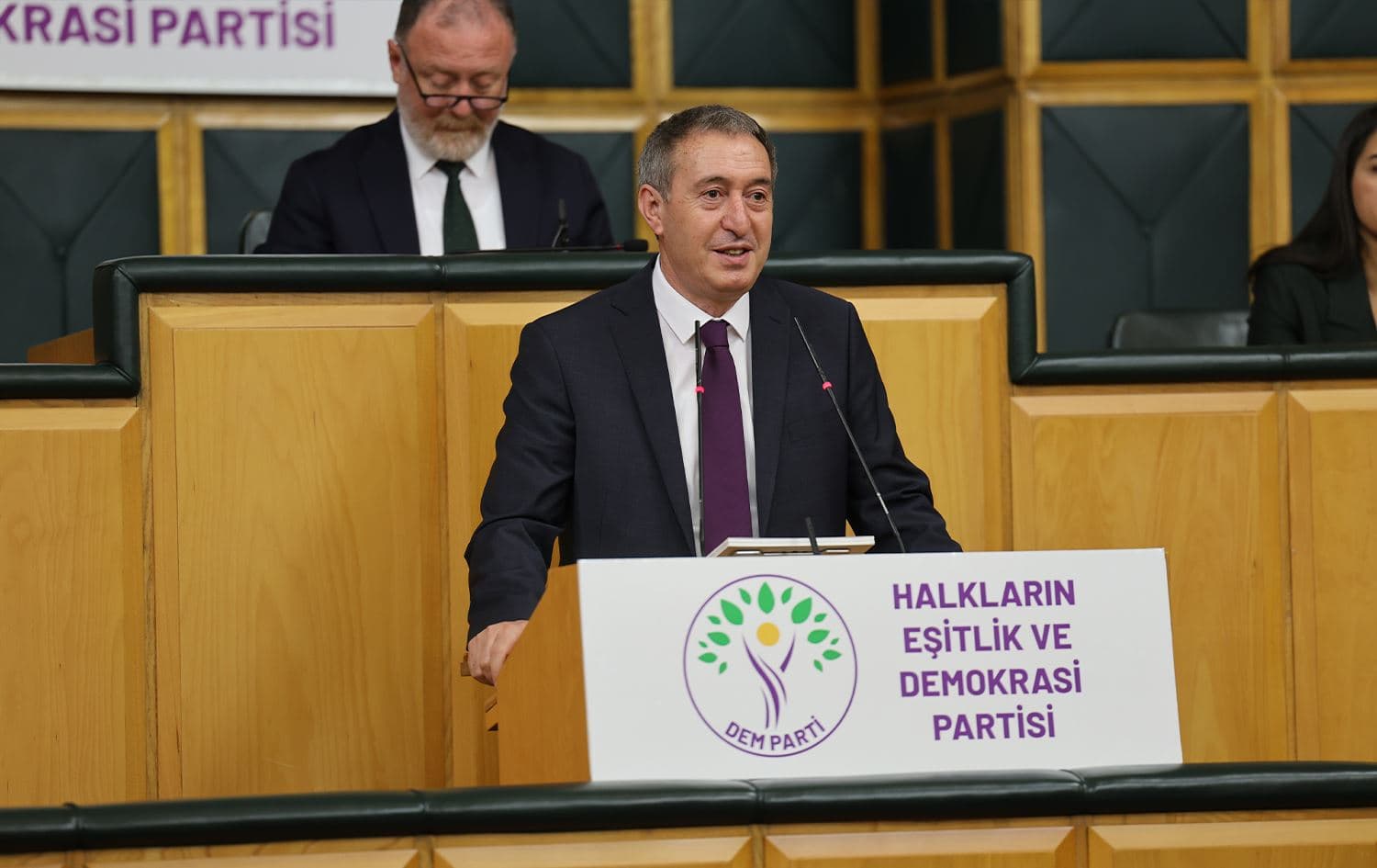 Hevserokê Giştî yê DEM Partiyê Tuncer Bakirhan / Wêne: DEM Partiyê