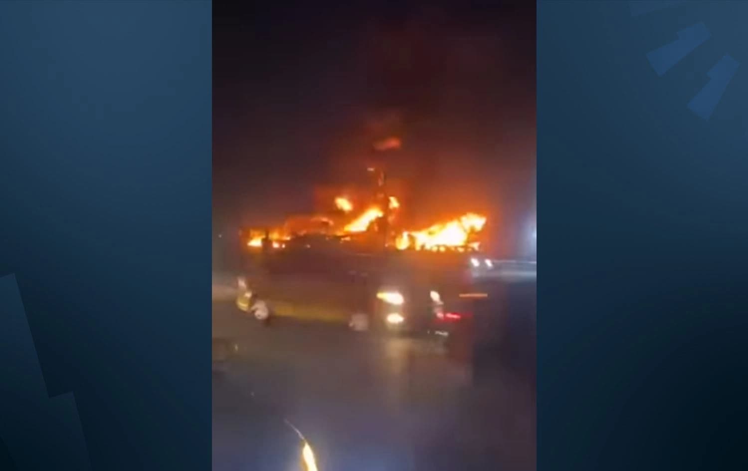 دیمەنێکی ئاگرەکە.