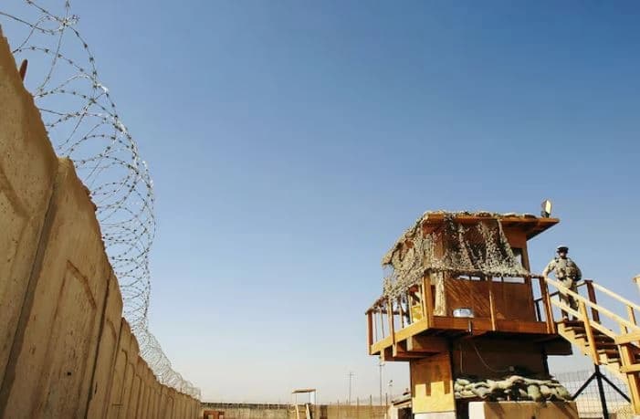 دیمەنێکی زیندانی ئەبوغرێب لە رۆژئاوای بەغدا. رۆژی 19-6-2006 وێنە: Reuters
