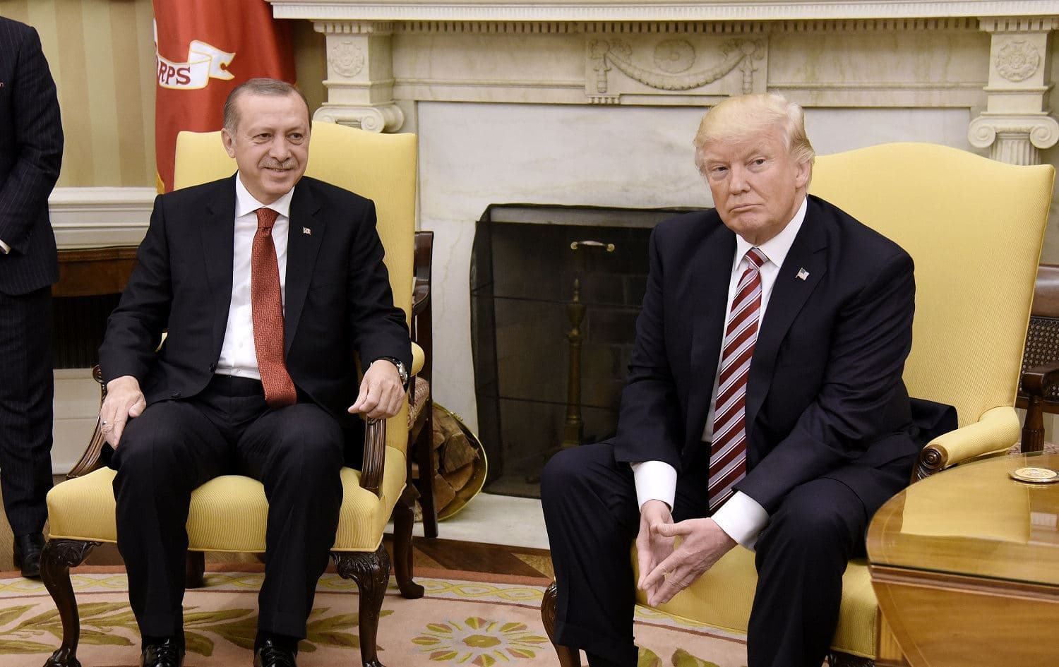 US President Donald Trump recieves Turkish President Recep Tayyip Erdogan at the White House on May 16, 2017. File Photo: Oliver Douilery/AFP