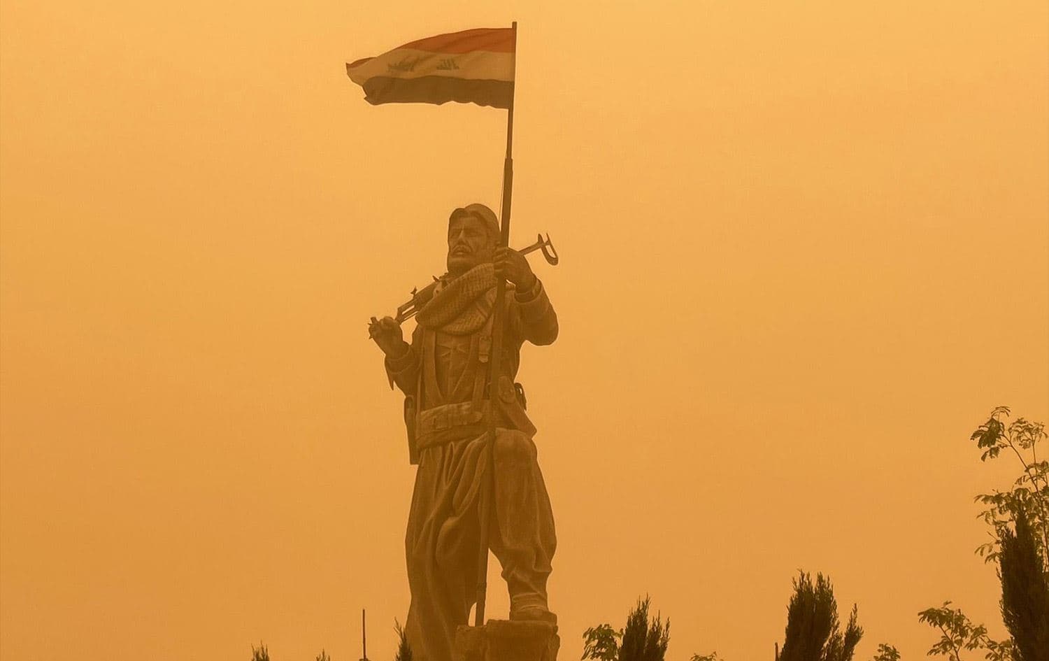 Dust storm in Kirkuk on May 5, 2025. Photo: Rudaw