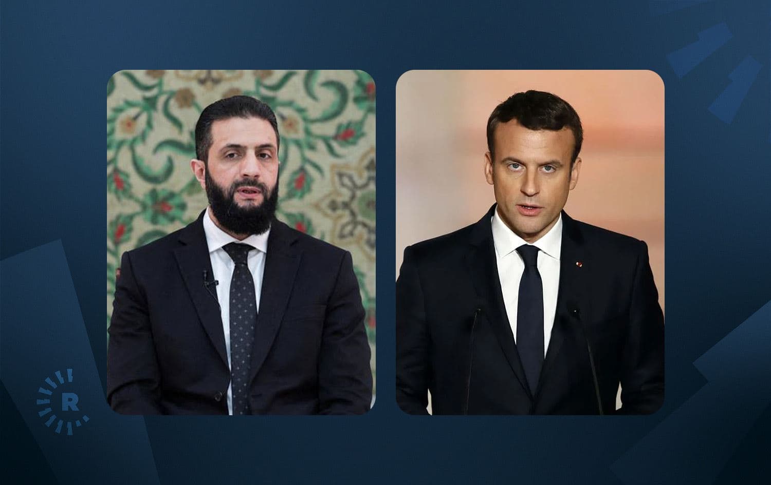 Suriye Cumhurbaşkanı Ahmed Şara ve Fransa Cumhurbaşkanı Emmanuel Macron