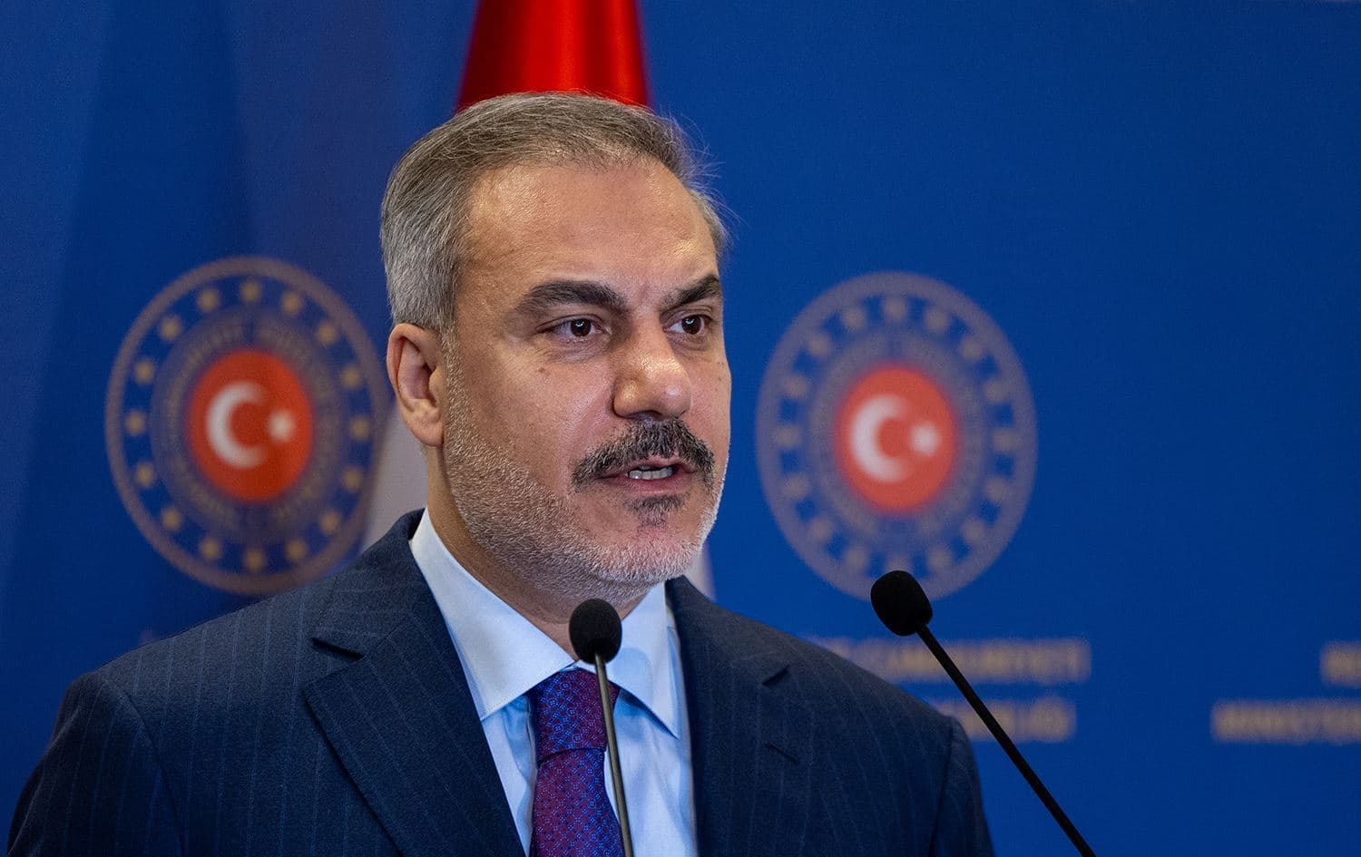 هاکان فیدان، وەزیری دەرەوەی تورکیا. وێنە: AA