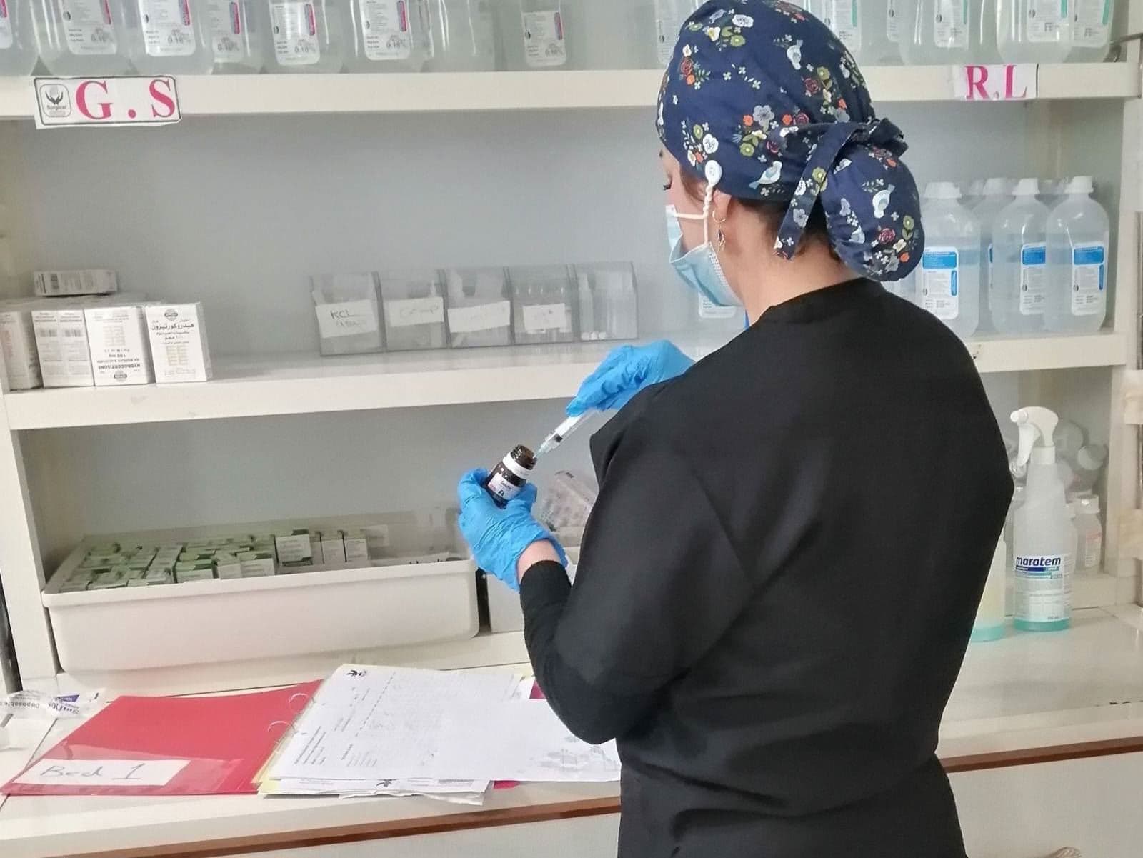A health worker at Azadi Teaching Hospital in Duhok city. Photo: file/Azadi Teaching Hospital