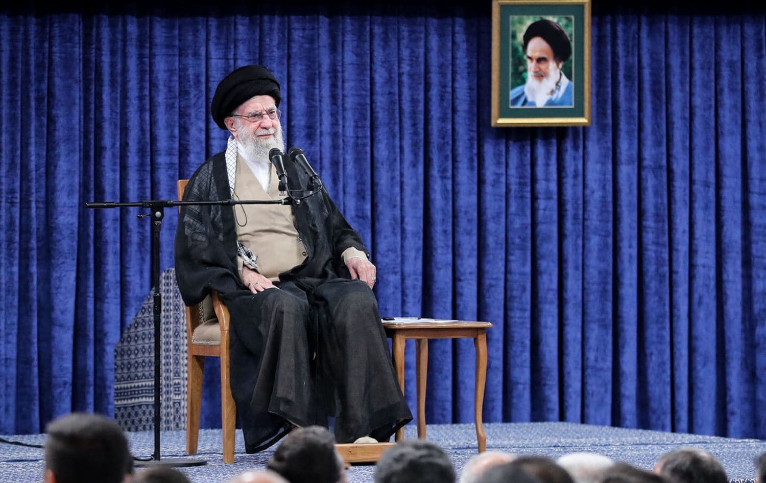 عەلی خامنەیی، رێبەری کۆماری ئیسلامیی ئێران. وێنە: AFP