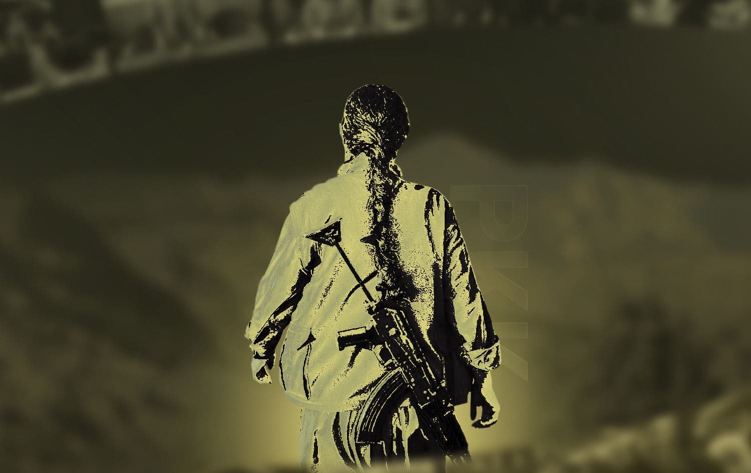 Gerîlayeke PKKyê /Wêne: Rûdaw 