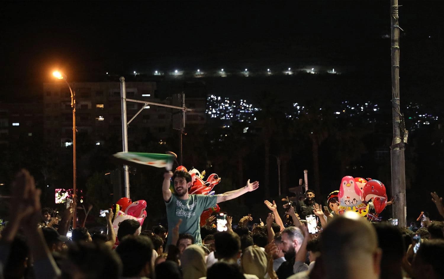 Şam'da kutlamalar / Foto: AA