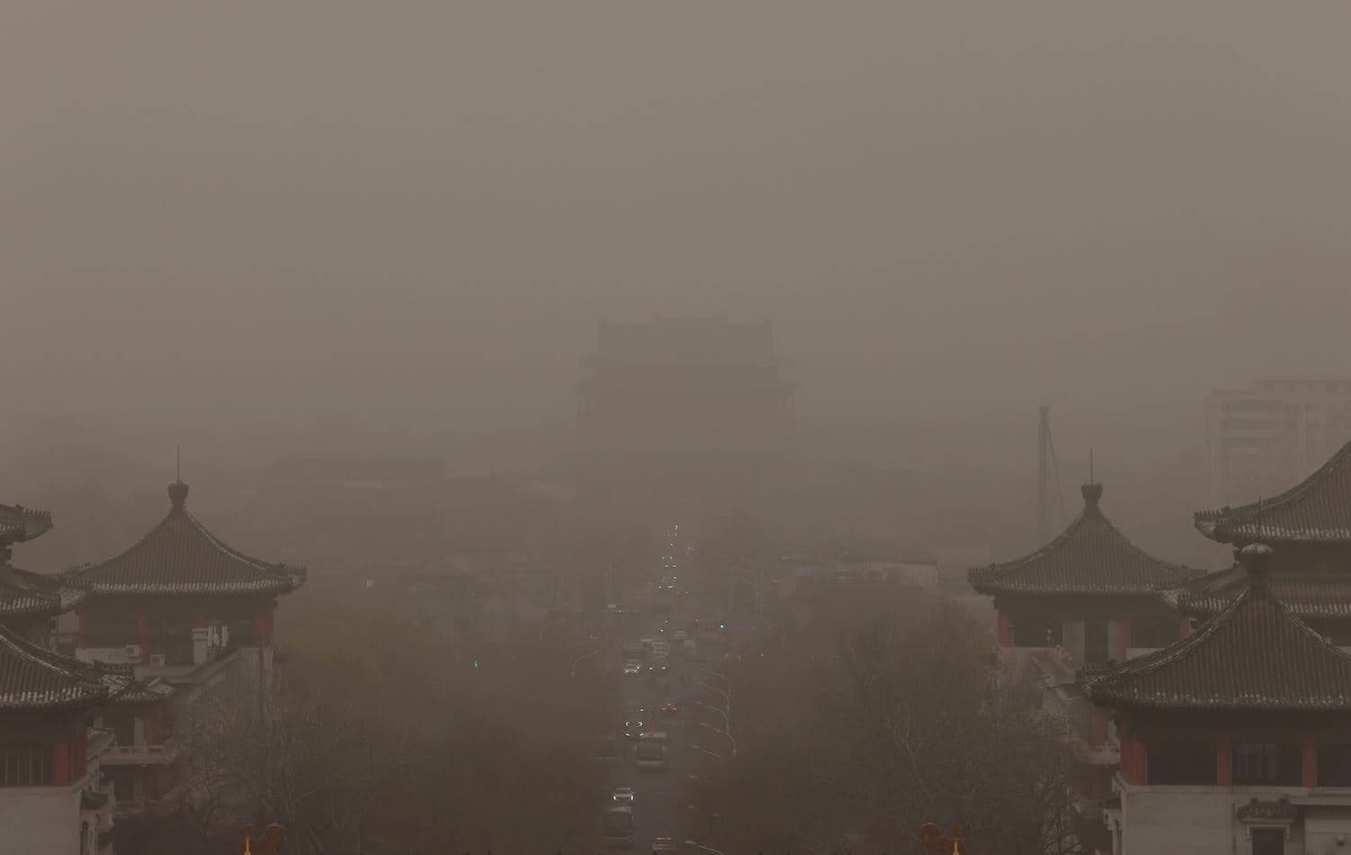 Çin'de kum fırtınası / Fotoğraf: Reuters 