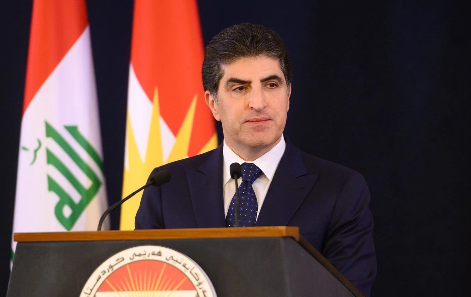 نێچیرڤان بارزانی، سەرۆکی هەرێمی کوردستان و جێگری سەرۆکی پارتی.  