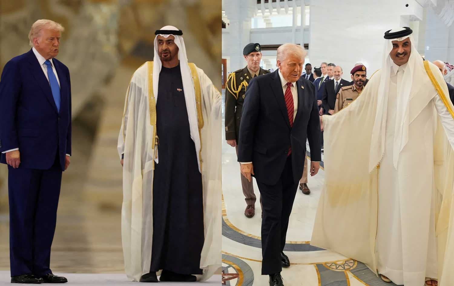  ترەمپ لە قەتەر و ئیمارات