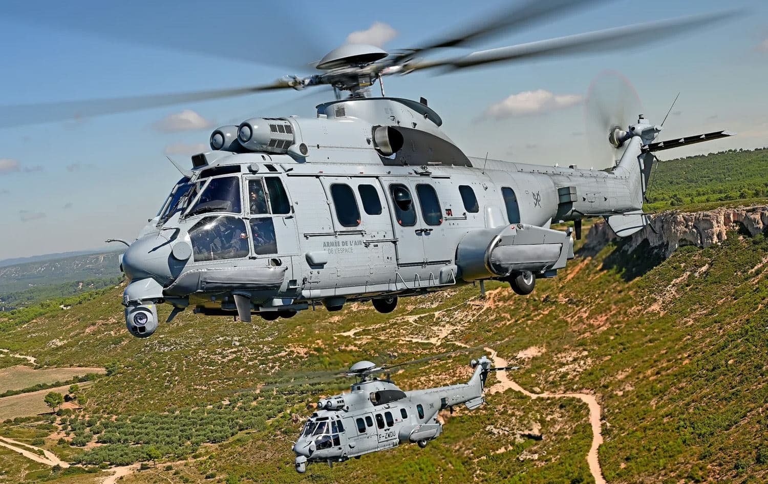 French Airbus H225M helicopters. File photo: Airbus