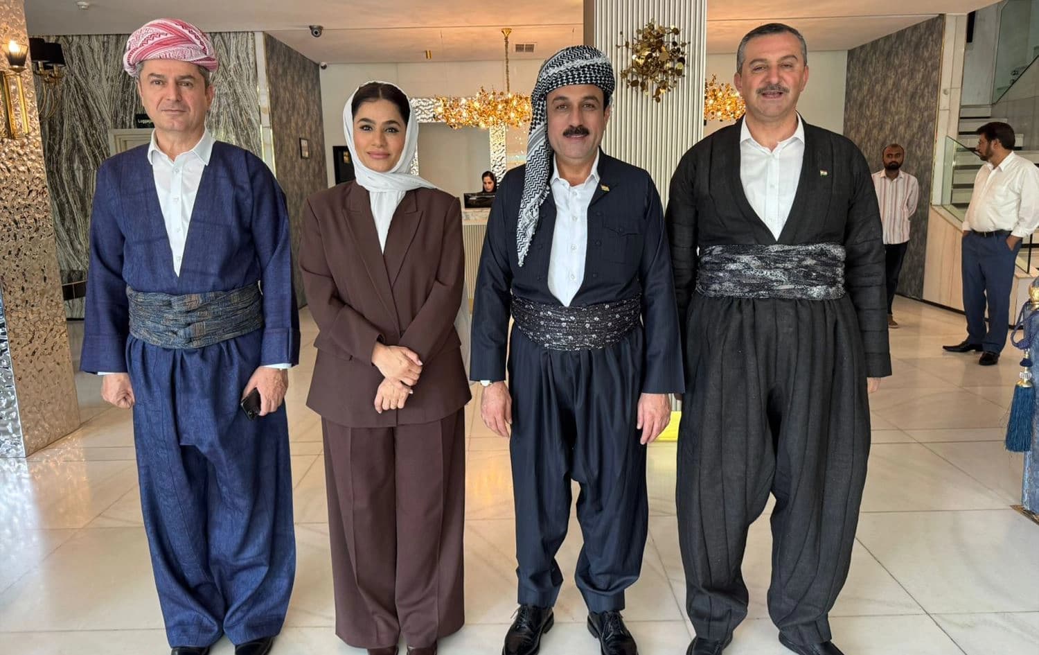 پارێزگارەکانی هەولێر، سلێمانی، کەرکووک، دهۆک.