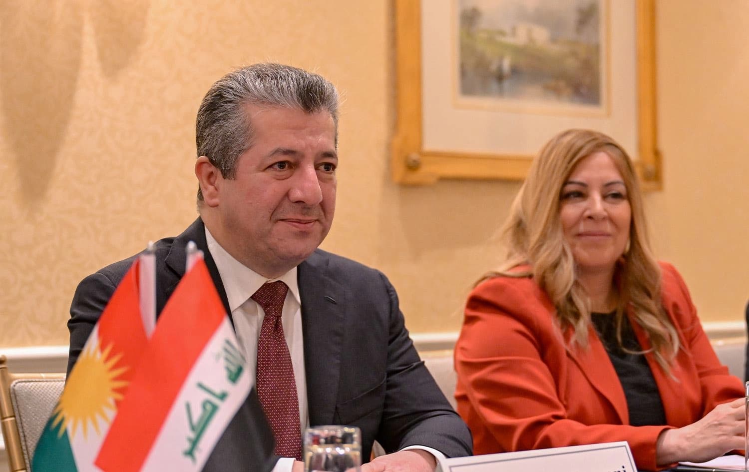 Kurdistan Region Prime Minister Masrour Barzani meeting with US Energy Secretary Chris Wright in Washington on May 22, 2025. Photo: KRG 