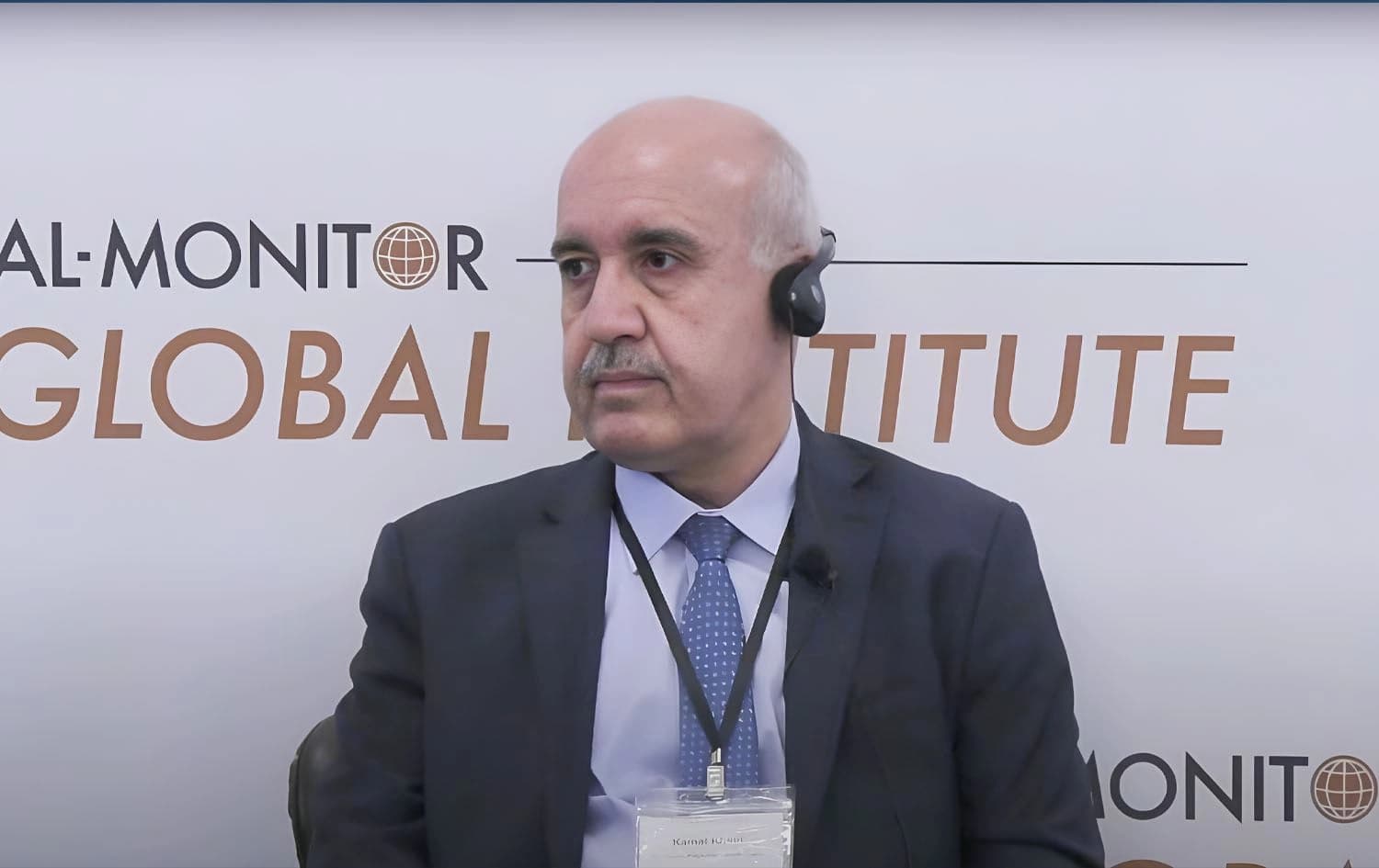 Kamal Mohammed, the KRG’s minister of natural resources, speaking at an event in Washington on May 22, 2025. Photo: screengrab/Rudaw
