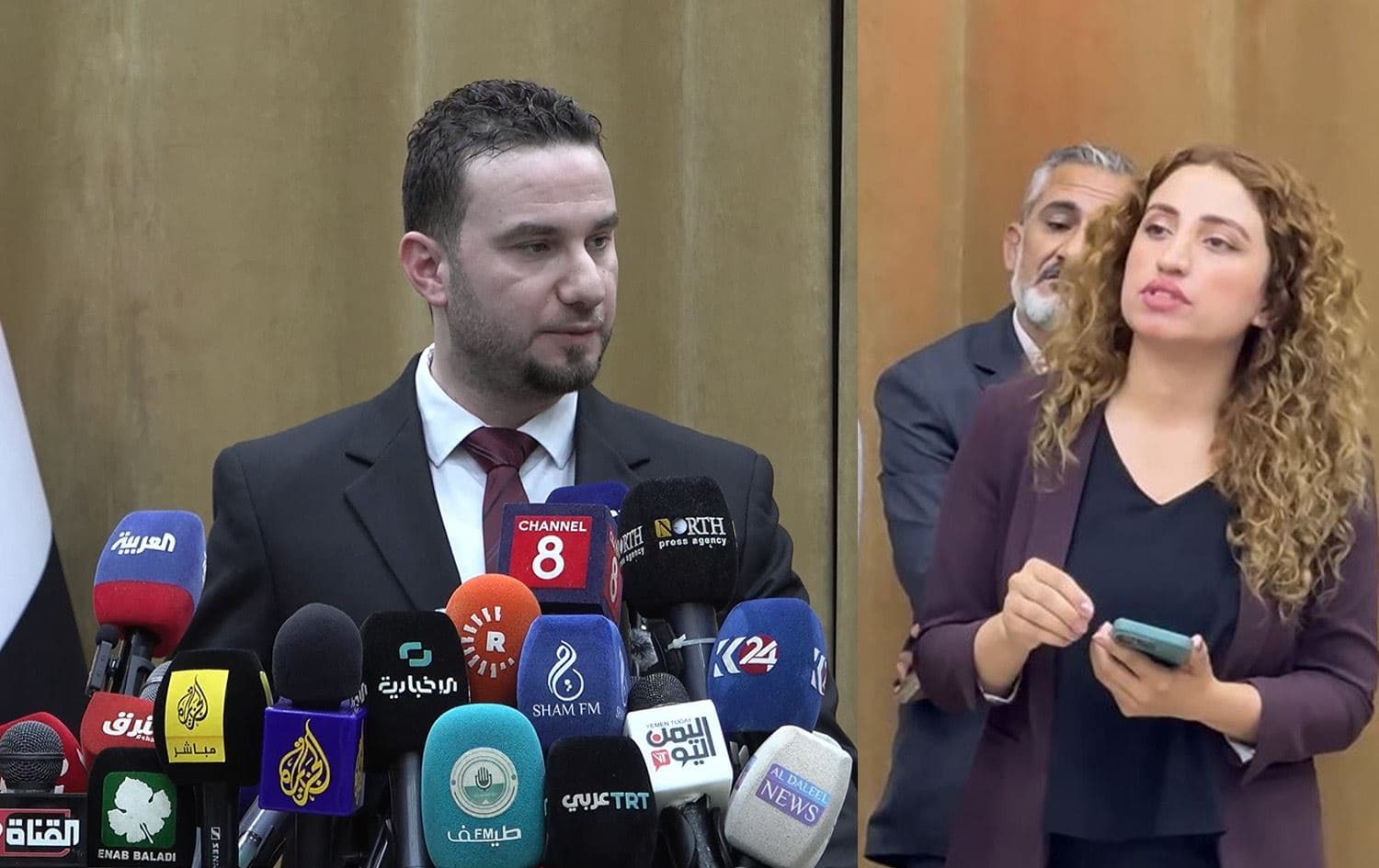 Nûredîn Baba û Solîn Mihemed Emîn / Wêne: Rûdaw