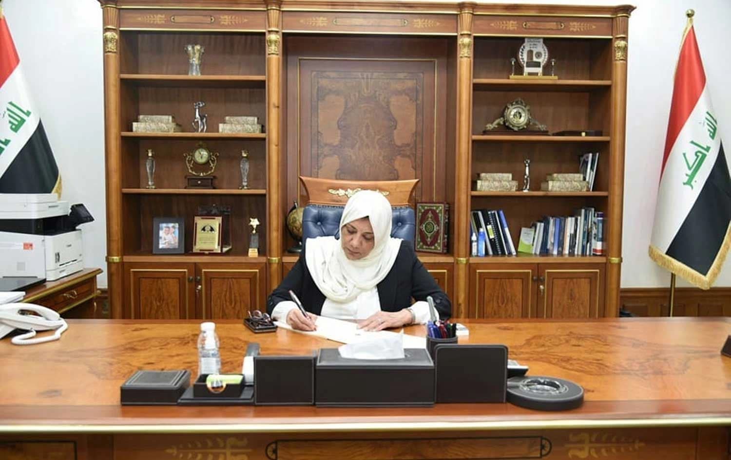 Wezîra Darayî ya Îraqê Teyf Samî / Wêne: Arşîv