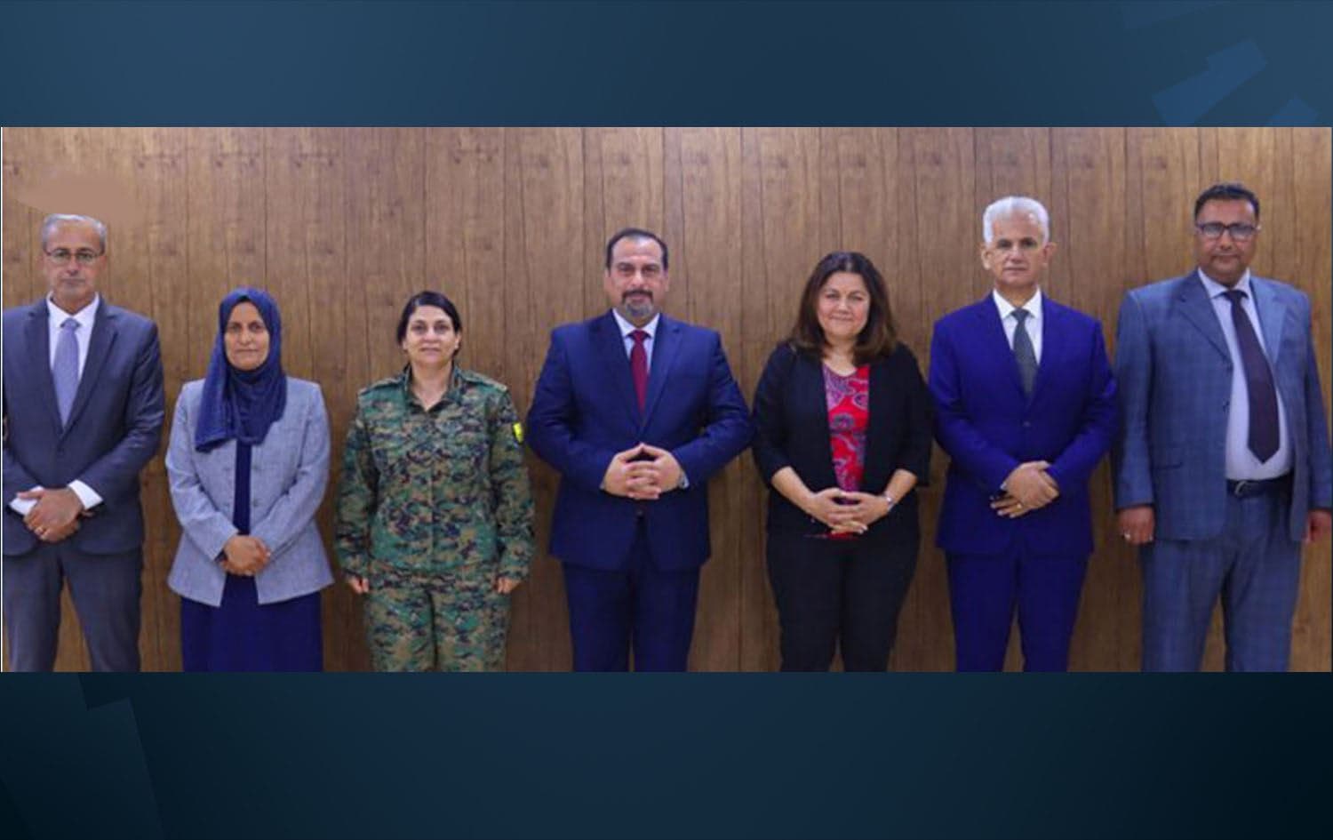 Rojava delegation in Damascus on May 31, 2025. Photo: Social Media